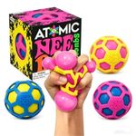 VIRAL NeeDoh 'Atomic Squeeze' Squish Fidget Toy Stress Ball UK Seller New 