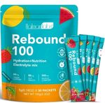 Electrolyte Hydration Drink Mix Rebound 100 Sugar Free 30 Sachets Mixed Flavours