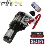 Sealey ATV Winch 1000kg Line Pull 12V Garage Workshop Handling Lifting