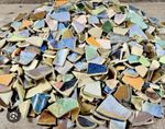 Mosaic Pottery Pieces Shards Art Crafts Mixed Lot Vintage Antique China Over 1KG