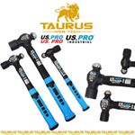 3Pc US PRO Ball Pein Hammer Set Fibreglass Handle Secure 8-16-32oz HRC 50-58 UK