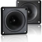 Square Piezo Horn Tweeters (Pair) 4.4 Inch 110 x 110mm PA Hi-Fi Quality 120W
