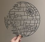 Star Wars Death Star Wall Art 3d Print
