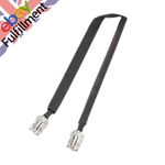 Metal Window/Door Pass Through Flat RF Coaxial Cable  UHF Female 12-Inch 50 Ohms