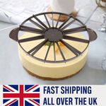 10/12 Slice Pie Cake Slicer CutterBread Cake Portion Marker Press Cake Dividers