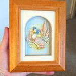 John Ellam Beatrix Potter Jemima Puddle-Duck Nursery Picture Light Wood Frame