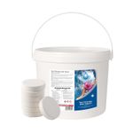 10Kg CHLORINE TABLETS 50 X 200G SWIMMING POOL CHEMICALS HOT TUB WATER CLEANER