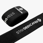 Gym Knee Elbow Wraps Support Straps Weight Lifting Powerlifting Fitness Elastic