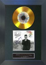 GOLD DISC PANIC! AT THE DISCO Too Weird Signed Autograph Mounted Print A4 127