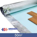 3mm Silver Acoustic Underlay - 50m2 - For Wood & Laminate Flooring with overlap