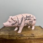Cast Iron Piggy Bank - Vintage Style Decorative Money Box - Rustic Home Decor