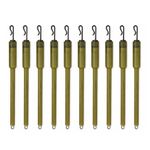 Solid PVA Bag Stems Quick Change Swivel Large 85mm Translucent Green 10 20 30 40