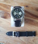 Baltany REVERSE PANDA Chronograph. 39mm. Mint Condition. VK64 Seiko Movement.