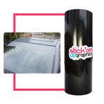 Sunstrip Universal Car Windscreen Sun strip 1400mm x 200mm 8" Gloss Black