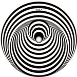 Vertigo swirl  record label Vinyl Sticker.