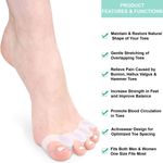 Pedimend™ Soft Gel Toe Spacers to Correct Bunions and Restore Toe Alignment - UK