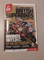 17-19 October 2025 British Superbikes Brands Hatch Programme-Unmarked