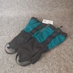 Rab Women’s Gaitors Size Medium  Black / Atlantis (Teal) Overshoes