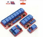 Optocoupler Relay Module High/Low Level 5V,12V,24V &1,2,4,8 Channel Arduino PI 