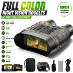4K Full Color Night Vision Goggles 112MP 18X Zoom Infrared Vision Binoculars UK