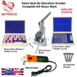 Valve Seat Re Storation Grinder Complete Kit 54 pcs Sioux Style  UK ACTOOLS