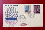1966 South Vietnam FDC stamp Saigon Microwave Station