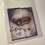 Lady Gaga Mayhem SIGNED /AUTOGRAPH art card with heart EXCLUSIVE