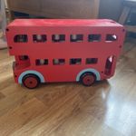 Habitat Red London Toy Wooden Bus Kids Children's Toy