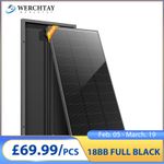 200W Watt 12V Mono Solar Panel Battery Charger Controller RV Campervan Boat UK