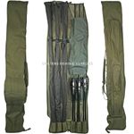 3 + 3 MADE UP ROD AND REEL PADDED HOLDALL BAG CARP FISHING NGT TACKLE BAG 618