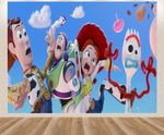 Kids Toy Wallpaper Woody Wallpaper Bedroom Mural Non self-adhesive Customized