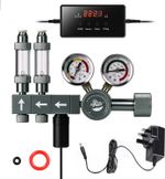 Aquarium CO2 Generator Kit Stainless Steel Cylinder Valve Plant Fish Tank System