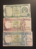 Set Of 3 Banknotes Malta 🇲🇹 1967