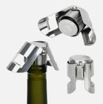 Stainless Steel Champagne Stopper Sparkling Wine Bottle Sealer Portable Cap UK
