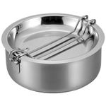 Texar Three Piece Mess Tins Meal-Kit Survival Camping Travel Stainless