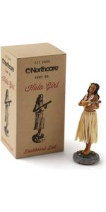 2026 Northcore Hawaiian Hula Dashboard Doll
