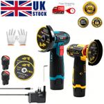 Mini Cordless Angle Grinder Polishing and Cutting Machine + 2 Battery + Charger