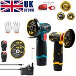 Mini Cordless Angle Grinder Polishing and Cutting Machine + 2 Battery + Charger