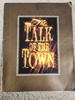 Talk Of The Town Brochure And Programme With Tony Monopoly Rare Late 70s