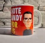 Vote Andy Burnham For Us Cup Mug Makerfield By Election MCR Mayor 