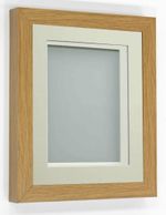 Beech 3D Box Frame Rickman Range Shadow Box Frames with Choice of Mount Colours