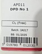 PALINTEST DPD No 1 FREE CHLORINE TEST TABLETS x 50