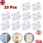 10pcs Blind Pull Cord Connector Clips for Plastic Chain Roller, Roman, Vertical