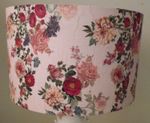 Pink Rose Lamp Shade,Floral Lampshade shabby chic  vintageFREE GIFT