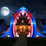  Halloween Inflatable Shark Archway Outdoor Decoration