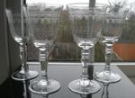Pall Mall/Lady Hamilton - Four Wine Glasses - Etched Edwardian Style