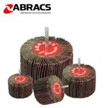 ABRACS Sanding Flap Wheels - Aluminium Oxide - 6mm Spindle - P40 P80 Grit