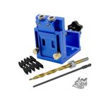 Pocket Hole Jig Kits,Wooden Carpentry ,Wooden Dowel Drill Guide,Woodworking