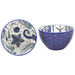 Ceramic Bowl 11cm Sea Life Ocean Marine Coastal Dessert Cereal Kitchen Dish