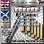 Clarinet Reeds - B Flat - Size 1.5 2.0 2.5 3.0 3.5 & 4.0 - Single, 3 Pck, 10 Pck